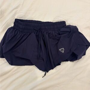 Kids Navy Athletic Shorts